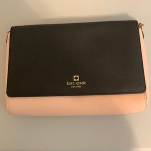 Kate Spade black-pink color block purse